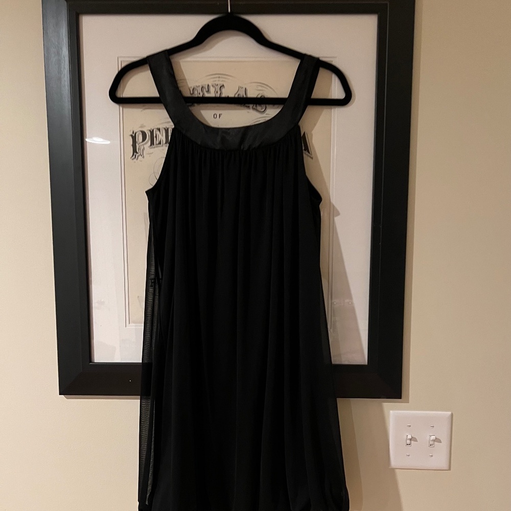 Star Vixen Black Bubble Short Black Dress, Size M